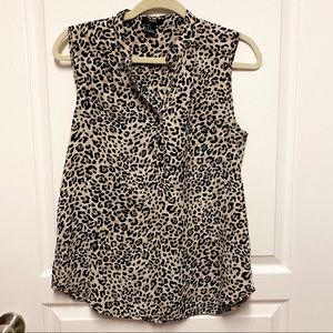 Forever 21 Leopard Animal Print Tank Top Small
